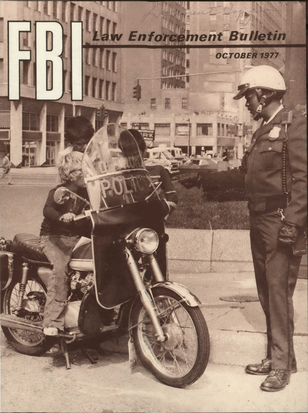 FBI Law Enforcement Bulletin October 1977 — LEB