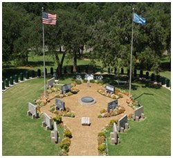 Built on the west grounds of the Oklahoma Department of Public Safety Headquarters in Oklahoma City, the Oklahoma Law Enforcement Memorial is the first permanent monument built in the United States to honor all fallen officers of a state.