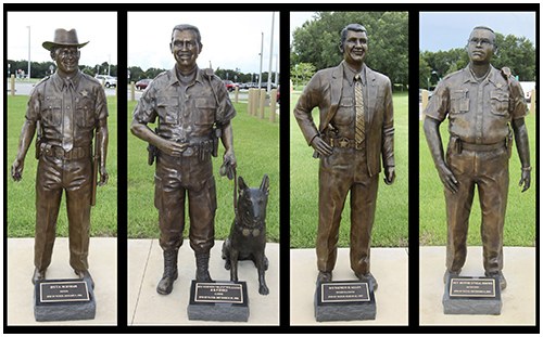 Dedicated in January 2011, the Polk County Sheriff’s Office Memorial pays tribute to the law enforcement officers and their K-9 partners who paid the ultimate price while serving the citizens of Polk County, Florida.