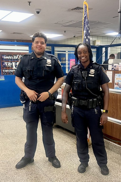 Officers Baez and Hall