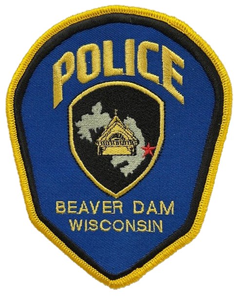 The shoulder patch of the Beaver Dam, Wisconsin. Police Department.