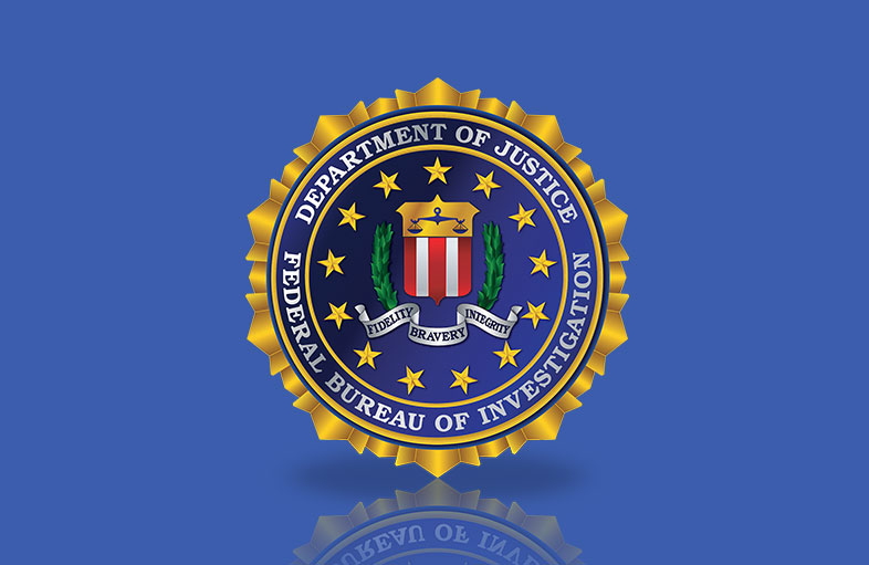 FBI Seal With Blue Background