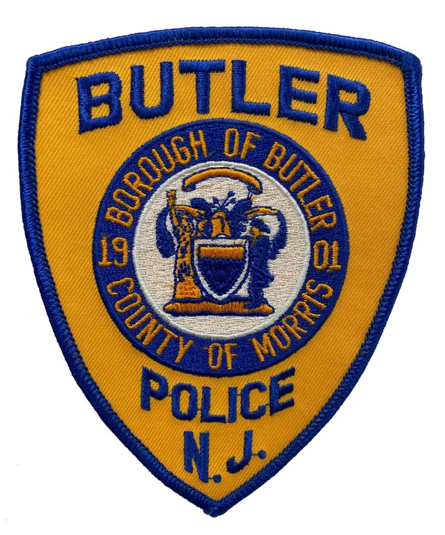 The shoulder patch of the Butler, New Jersey, Police Department.