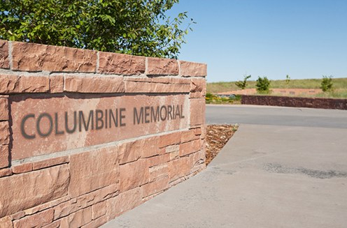 Columbine Memorial Sign