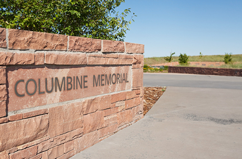 columbine high school memorial wall