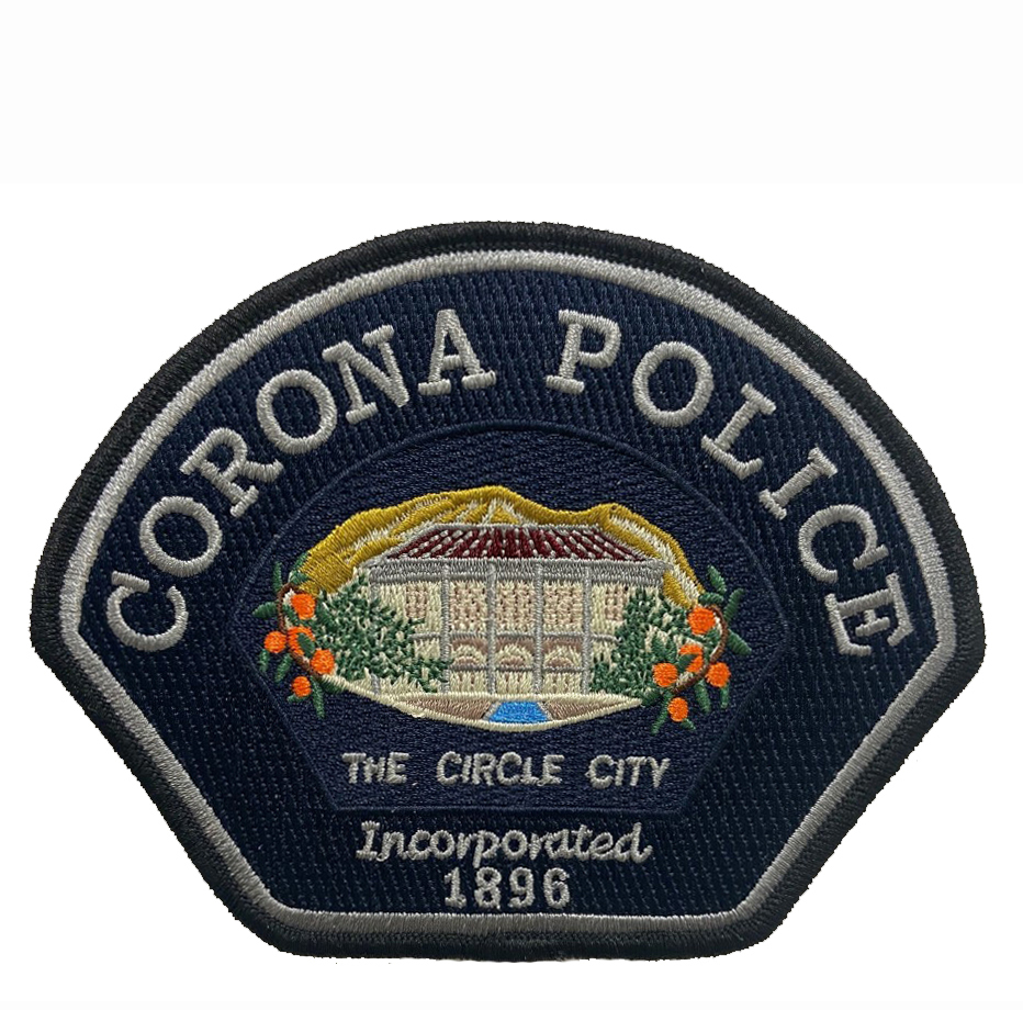 Corona, California, Police Patch (lead)