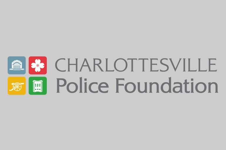 The logo of the Charlottesville Police Foundation logo.