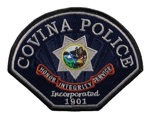 The shoulder patch of the Covina, California, Police Department.