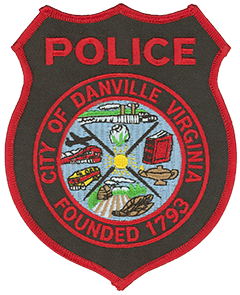 A depiction of the patch of the Danville, VA, Police Department.