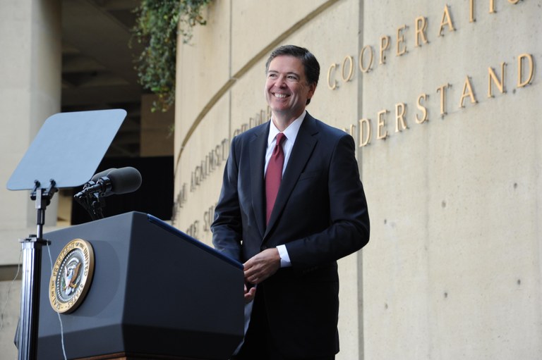 Director Comey at Installation Ceremony