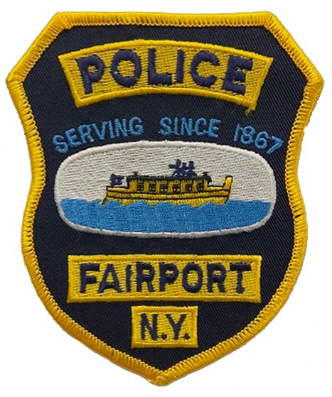 The shoulder patch of the Fairport, New York, Police Department.