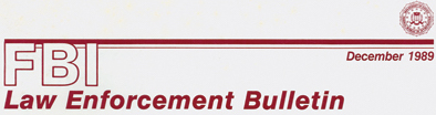FBI Law Enforcement Bulletin Logo in 1989