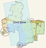 Figure 2: Cool Zone vs. Hot Spots