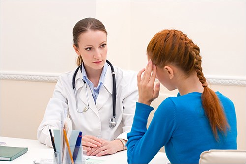 Physician and Patient (Stock Image)