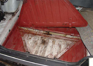 Hidden Compartment in Vehicle