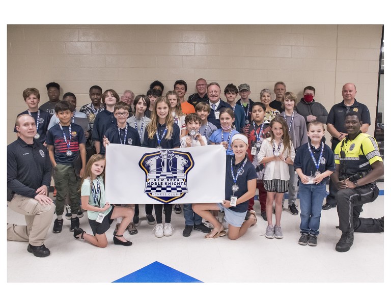 Noble Knights Chess Club (large group photo)
