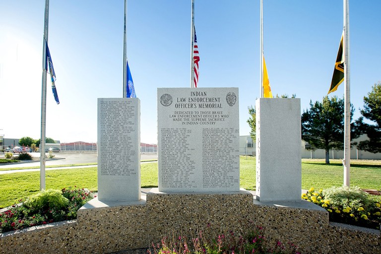 Indian Country Law Enforcement Memorial - Front View