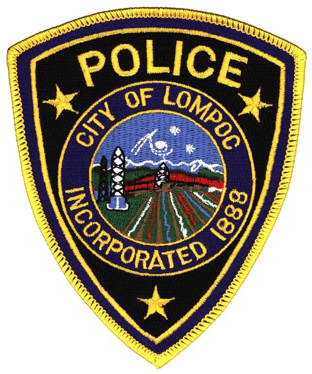 The shoulder patch of the Lompoc, California, Police Department.