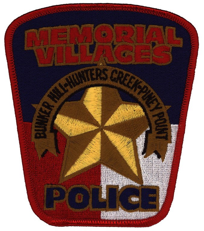 Memorial Villages, Houston, Texas, Police Department Patch
