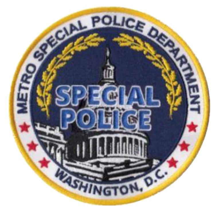 The shoulder patch of the Metro Special Police Department in Washington, D.C.