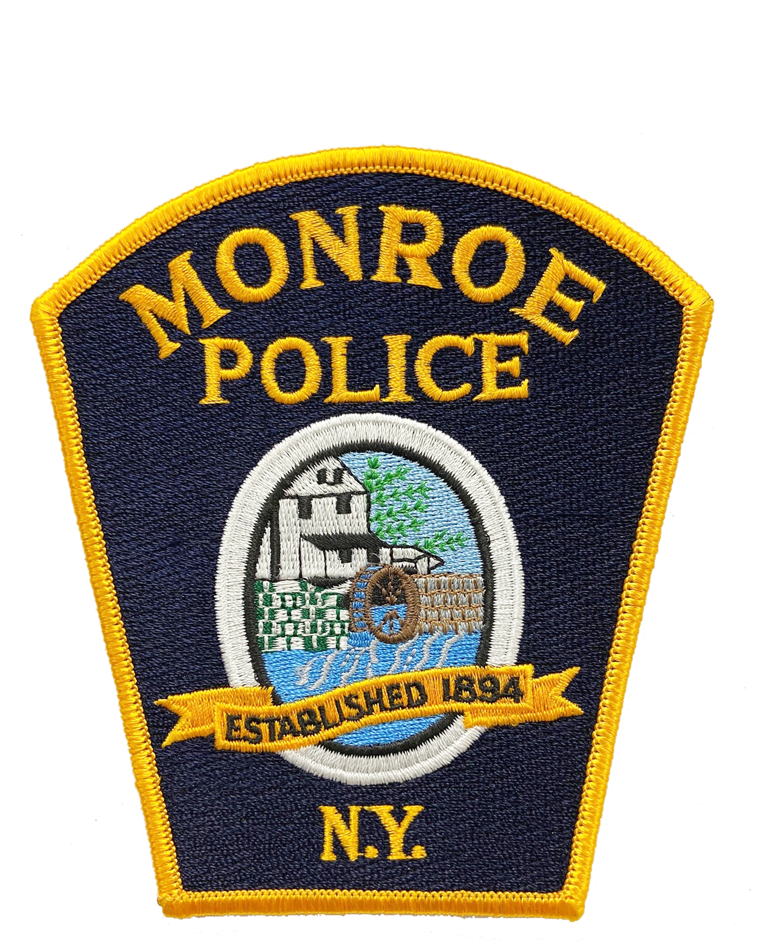 Monroe, New York, Police Patch (Lead)