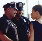 Officers Talking to Teenager