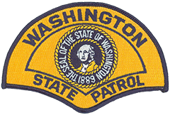 The Washington State Highway Patrol was created on June 8, 1921, and initially consisted of six motorcycle patrolmen assigned to police 3,119 miles of roadway (only some of which was paved). Renamed the Washington State Patrol in 1933, this internationally accredited agency now employs over 2,400 troopers and civilian employees and patrols more than 7,000 miles of state highways. The blue and gold service patch of the Washington State Patrol has been in continuous use since 1954. It first was designed in 1953 for the state’s territorial centennial and, due to its immediate popularity, was slightly altered the following year to remove the centennial dates and include the Washington state seal, featuring a portrait of George Washington.