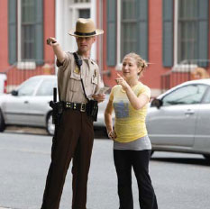 Police Officer with Citizen