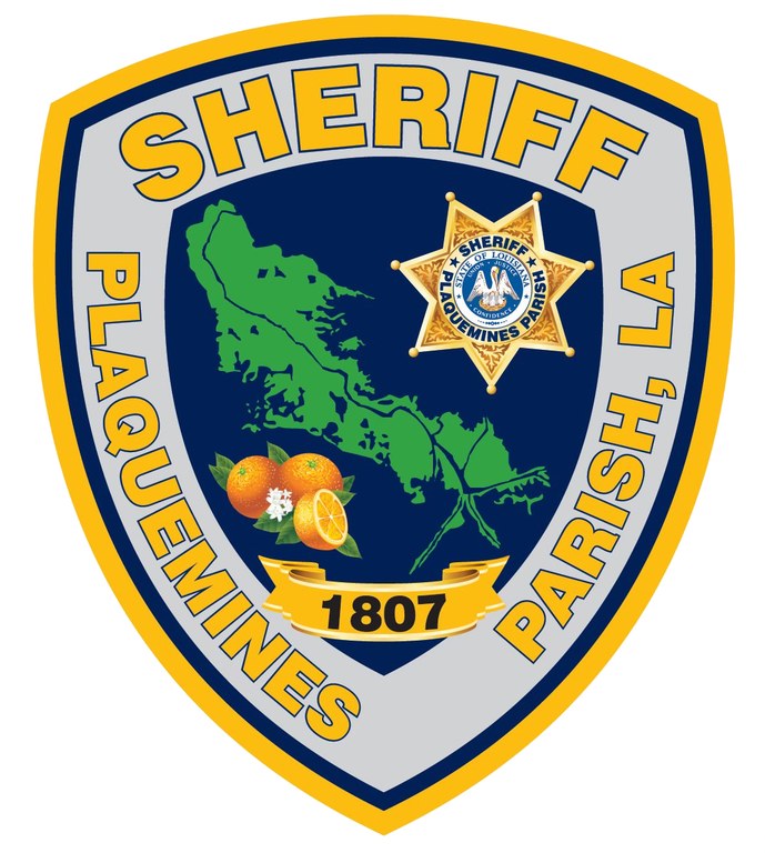 The shoulder patch of the Plaquemines Parish, Louisiana, Sheriff's Office.