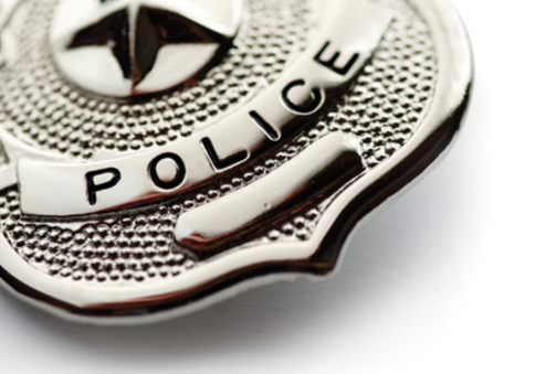 Police Badge (Stock Image)