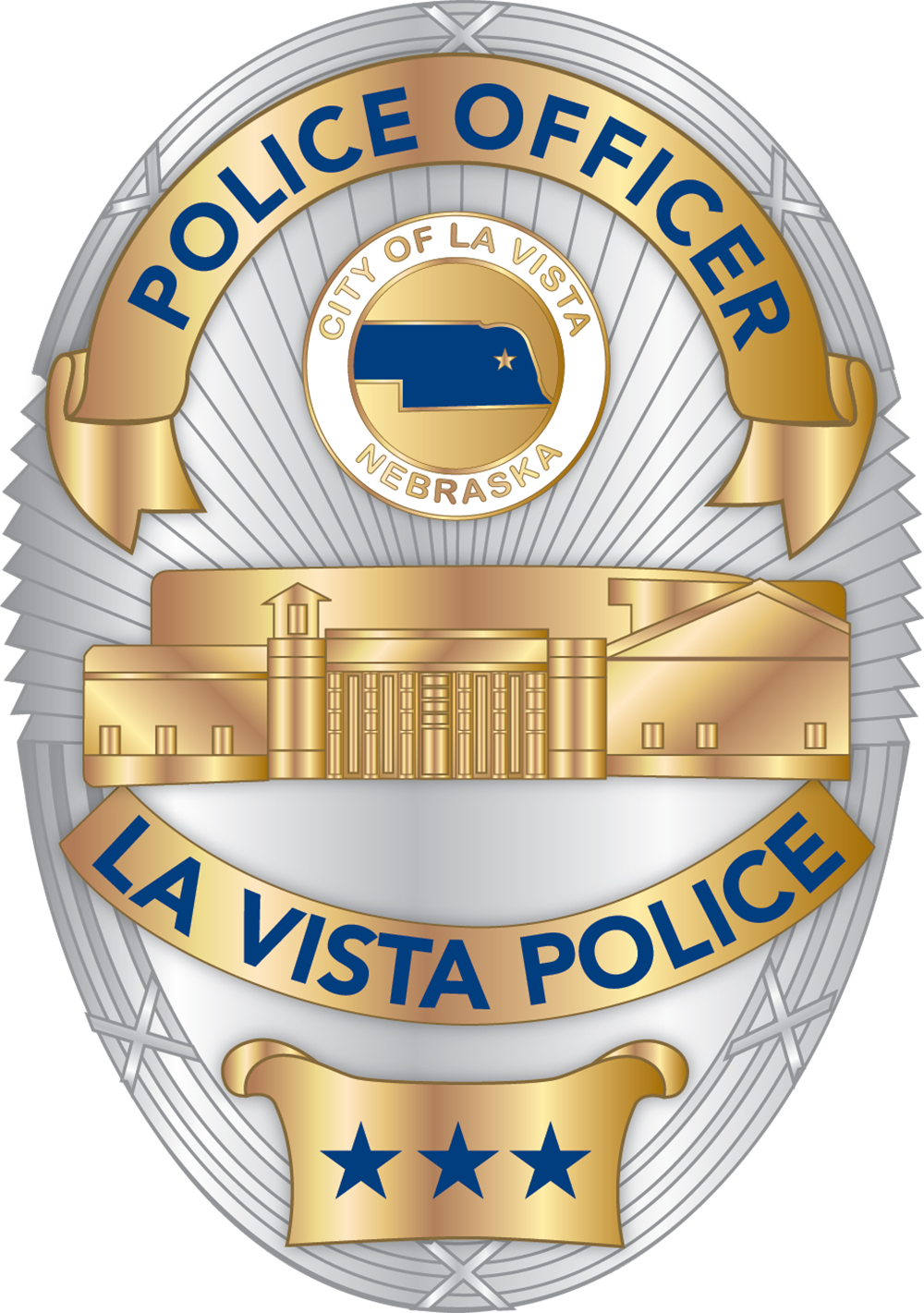POLICE OFFICER badge
