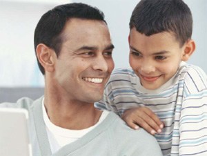 Father and Son (Stock Image)