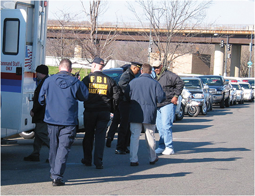 FBI Joint Terrorism Task Force Members and Vehicle