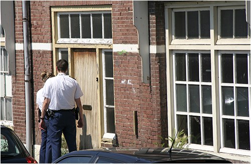 Police Officers at Door