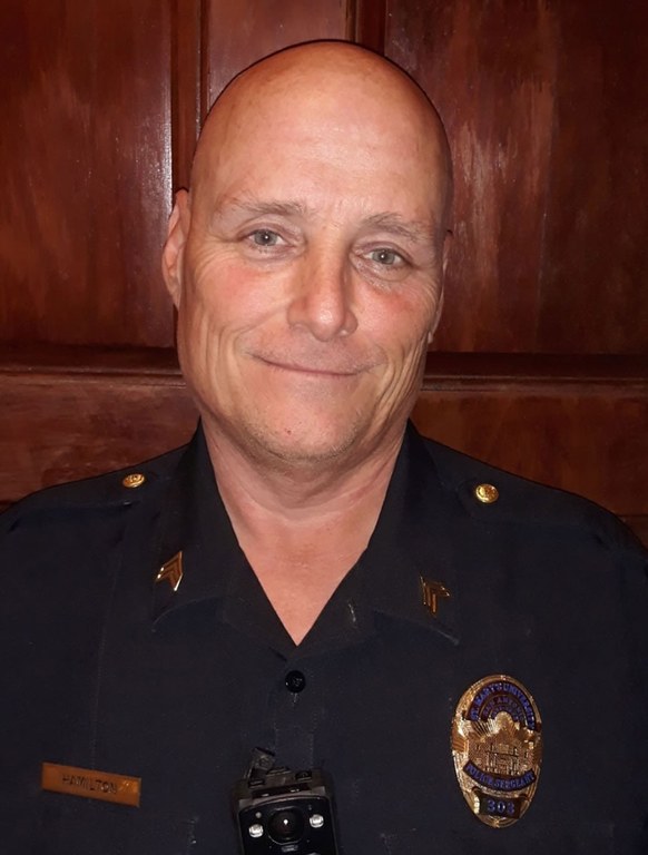 A photo of Sergeant Ken Hamilton of the St. Mary's University Police Department, San Antonio, Texas.
