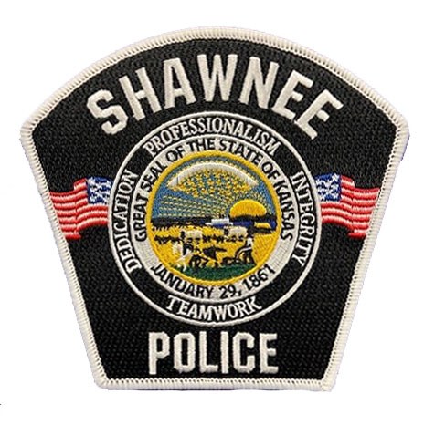 The shoulder patch of the Shawnee, Kansas, Police Department.