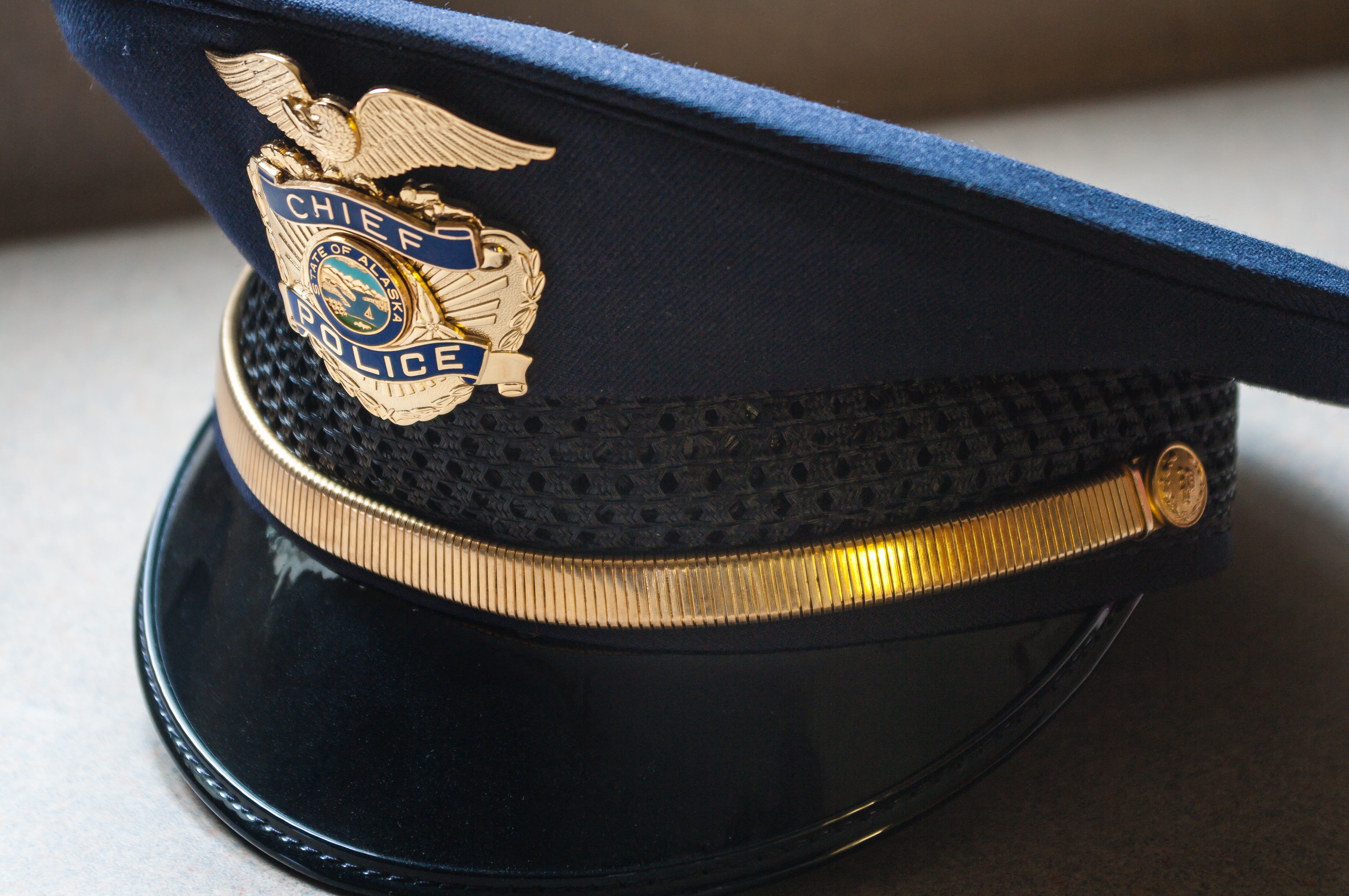 Police Chief Service Cap