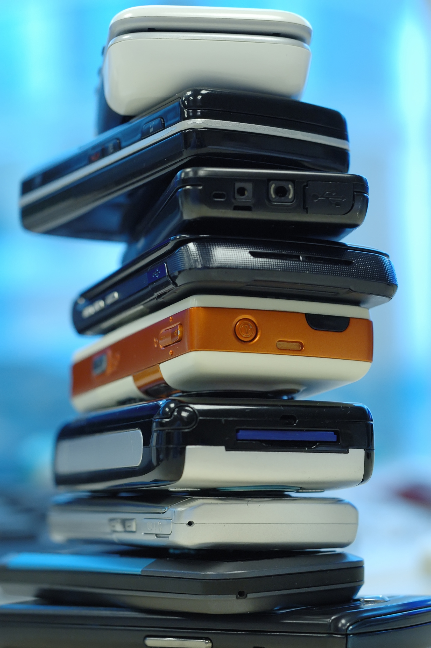 Stack of Cell Phones