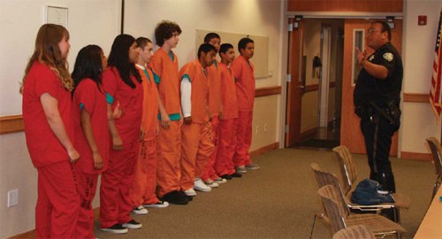 Teens Participate in Santa Cruz Police Department Gang Prevention Program