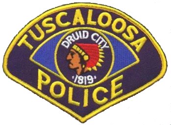 The shoulder patch of the Tuscaloosa, Alabama, Police Department.