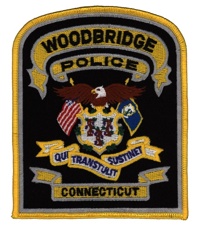 Patch of the Woodbride, Connecticut, Police Department.