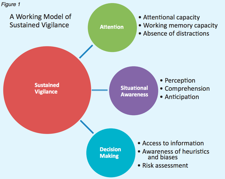 Working Model of Sustained Vigilance