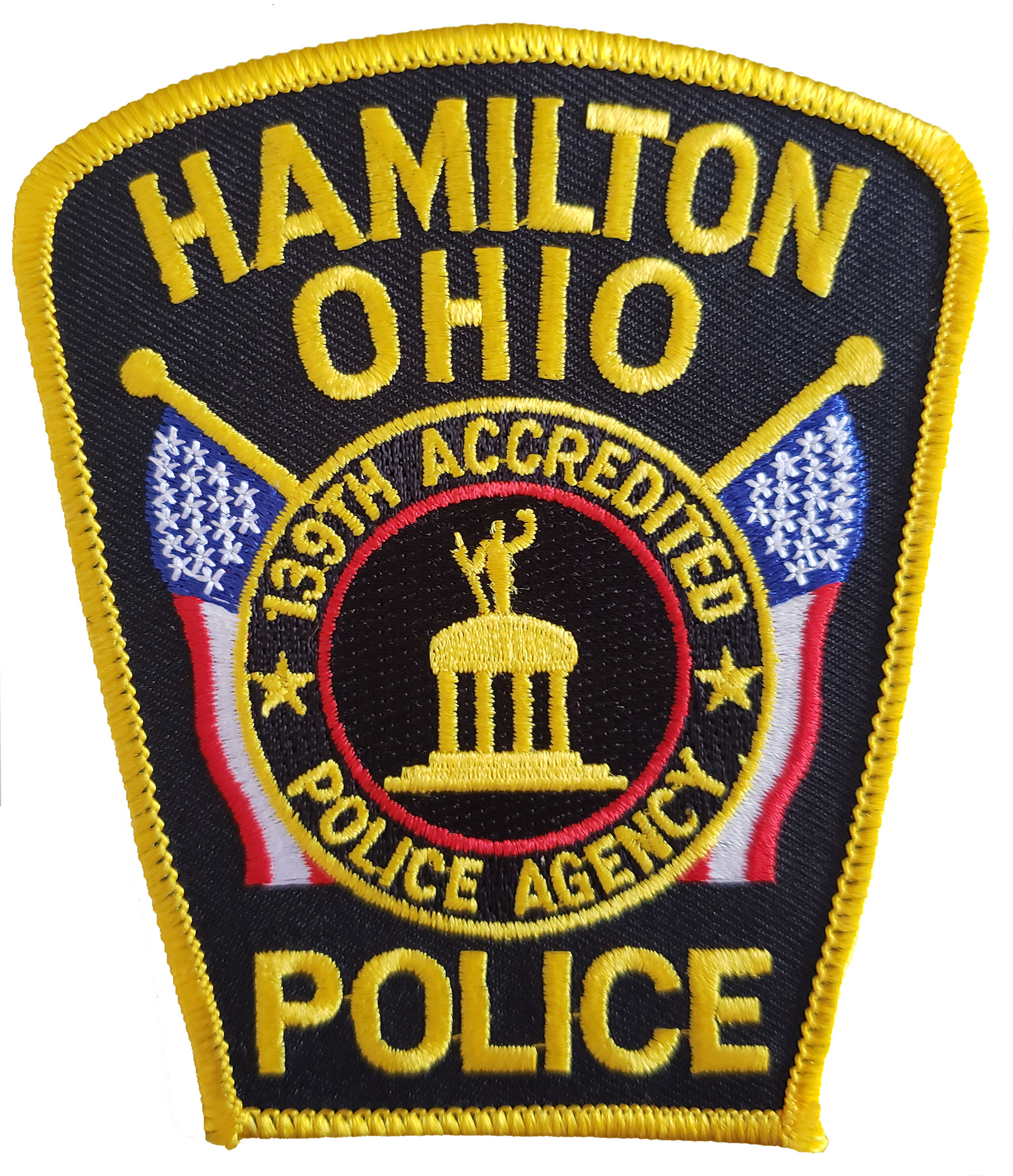 HAMILTON OHIO OH POLICE PATCH 